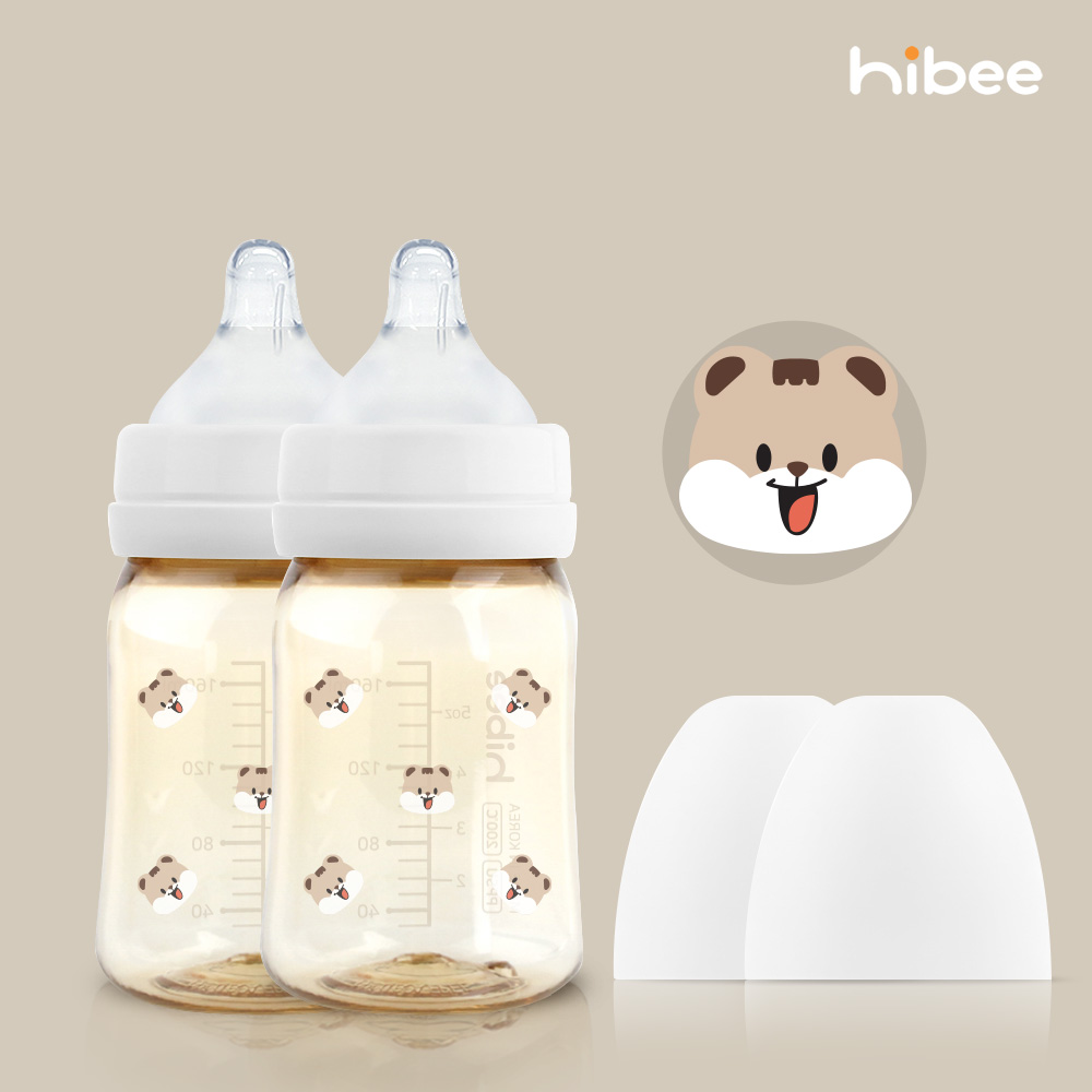 하이비 PPSU 에잇벤트 배앓이방지 젖병 170ml 트윈팩 다람이 - 상세 이미지 2