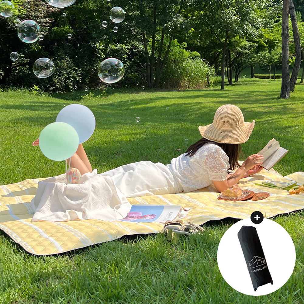 한스갤러리 방수 피크닉 매트 감성 두꺼운 돗자리 150x200