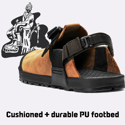 베드락 마운틴 클록 아웃도어 캠핑 샌들 신발 세이지브러쉬 그린, 11/12 292mm