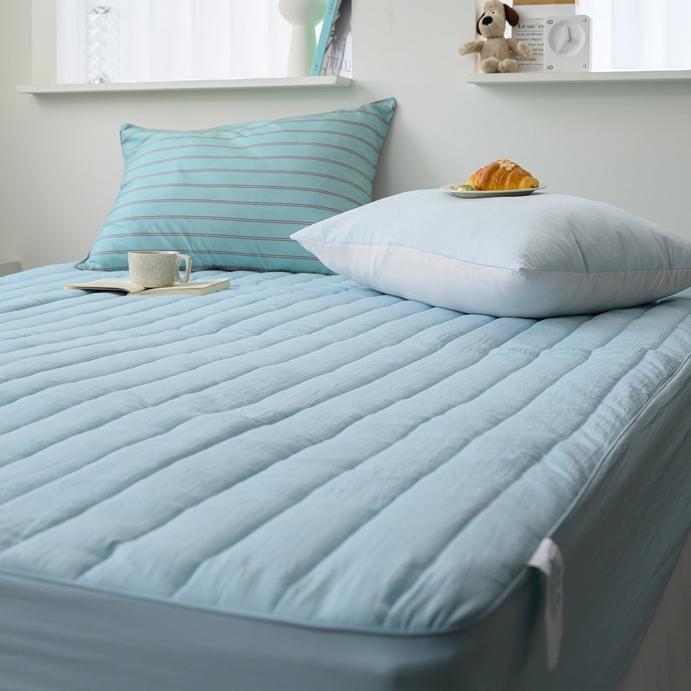 나라데코 소프트 워싱 일자 누빔 매트리스커버 S