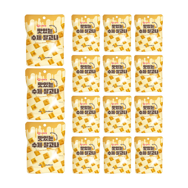 스위트영 맛있는 수제 달고나 25g x 15개 - 상세 이미지 3