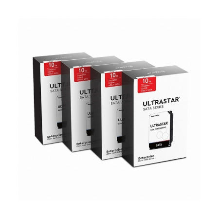 Western Digital Western Digital 10TB Ultrastar DC HC330 WUS721010ALE6L4 패키지 (SATA3/7200/256M/4PACK)