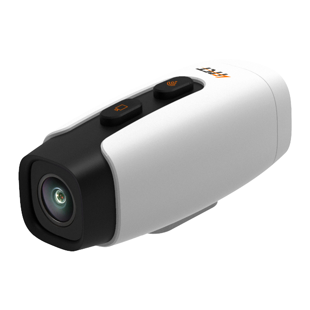 포팩트 HC01 액션캠 자전거 오토바이 헬멧 블랙박스 거치대 포함 (화이트)