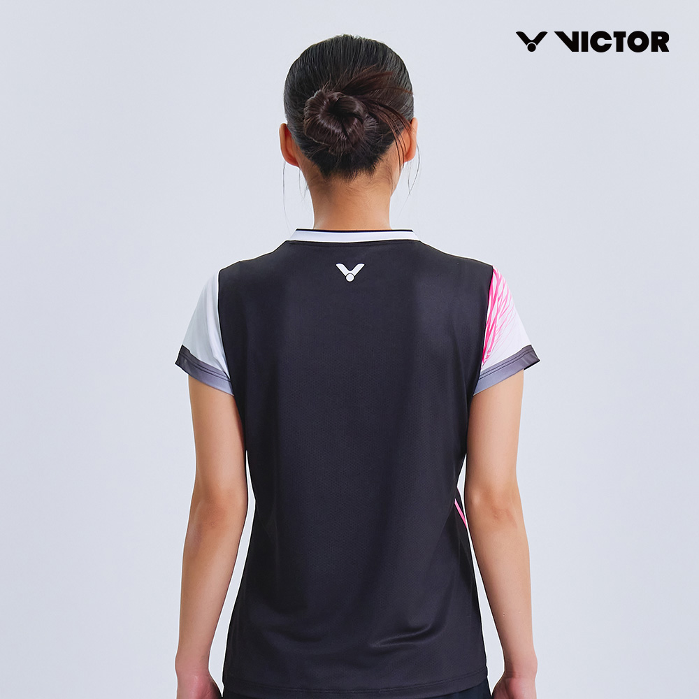 빅터 VICTOR 아울렛 반팔 티셔츠 여성용 25AGW011F 배드민턴 탁구 스쿼시 스포츠웨어 - 상세 이미지 2