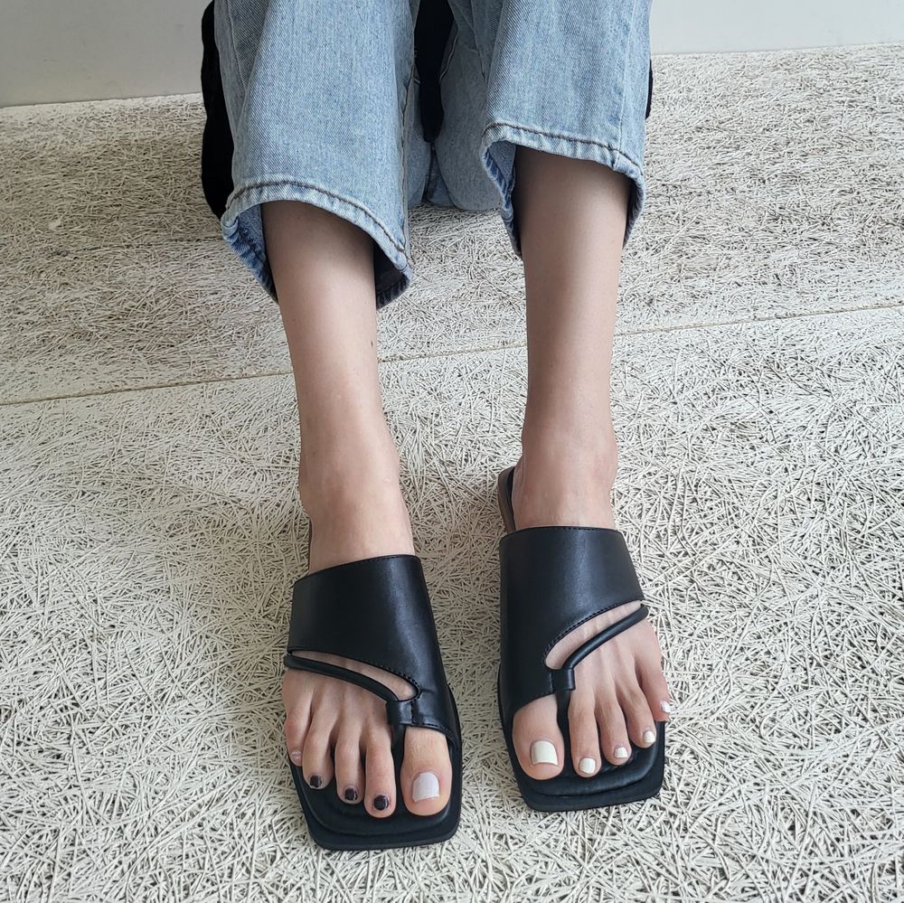 올리나 여성 토루프 샌들 모던 디자인 여름 편한 데일리샌들 - 상세 이미지 3