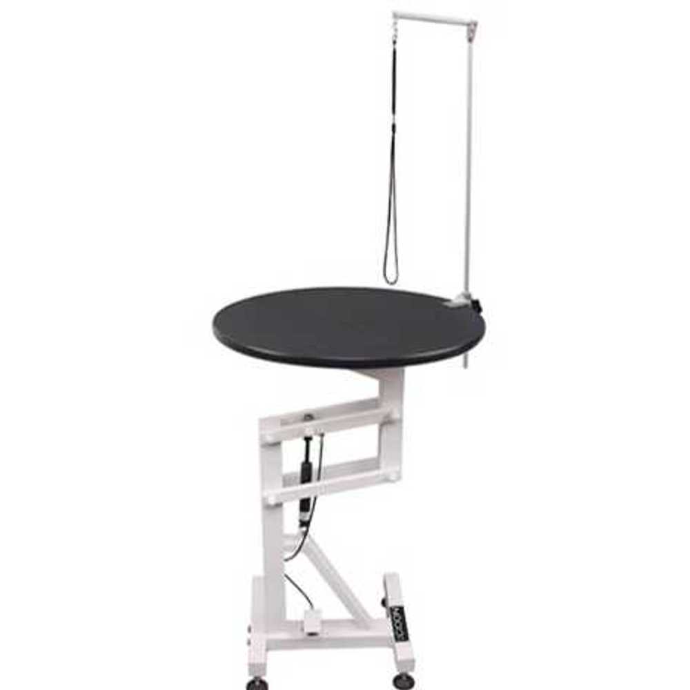 애견 미용 테이블 털깎기 탁자 반려동물 논슬립매트 원형 60cm - 상품 이미지