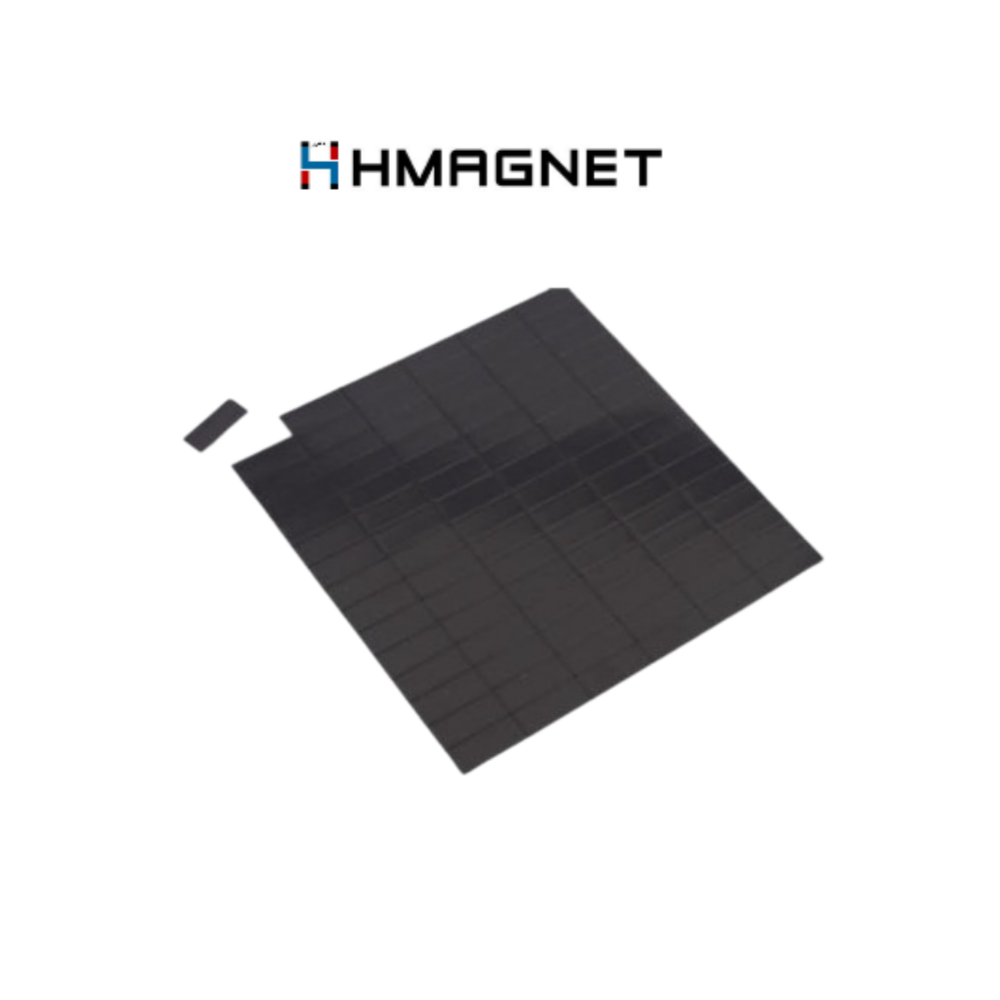HMAGNET 고무 조각 자석 접착식 붙이는 스티커 테이프 자석판 0.9T - 상세 이미지 4