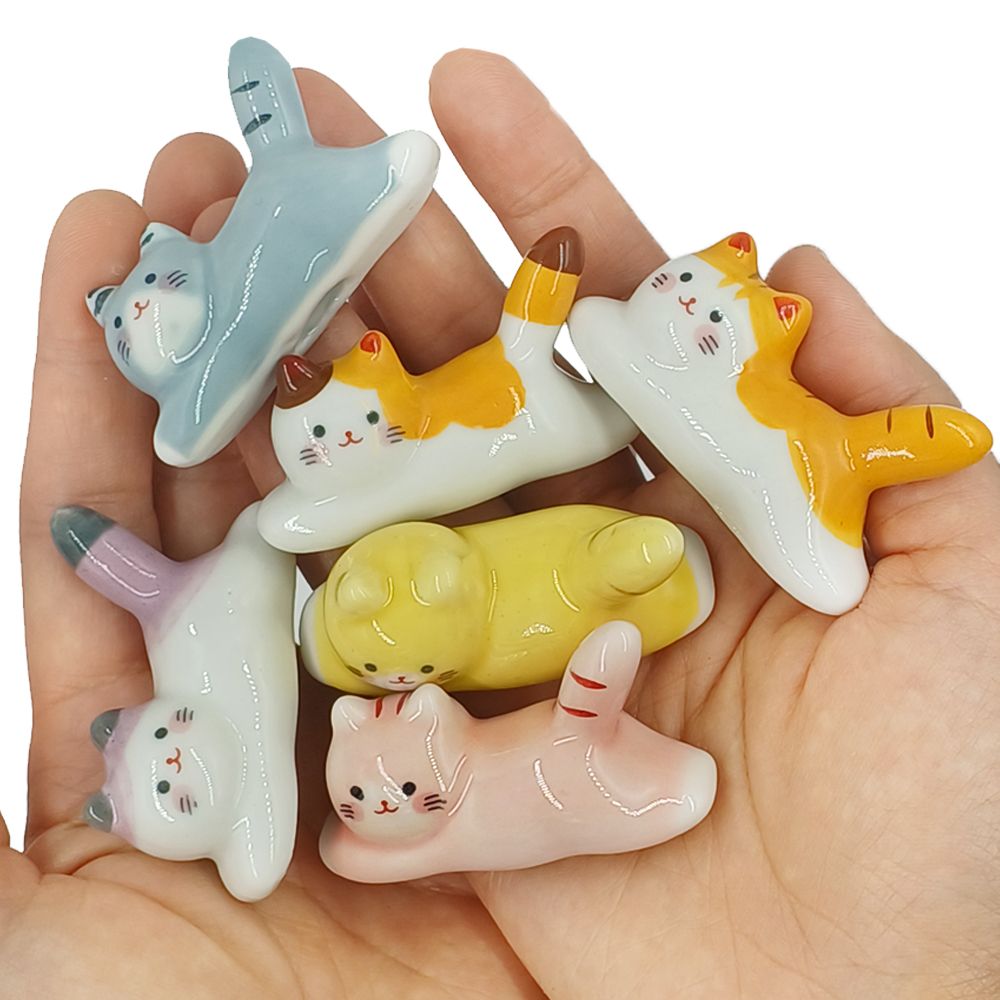 고양이 수저받침대 젓가락 숟가락 받침대 수저 커트러리 도자기 귀여운 예쁜 - 상세 이미지 4