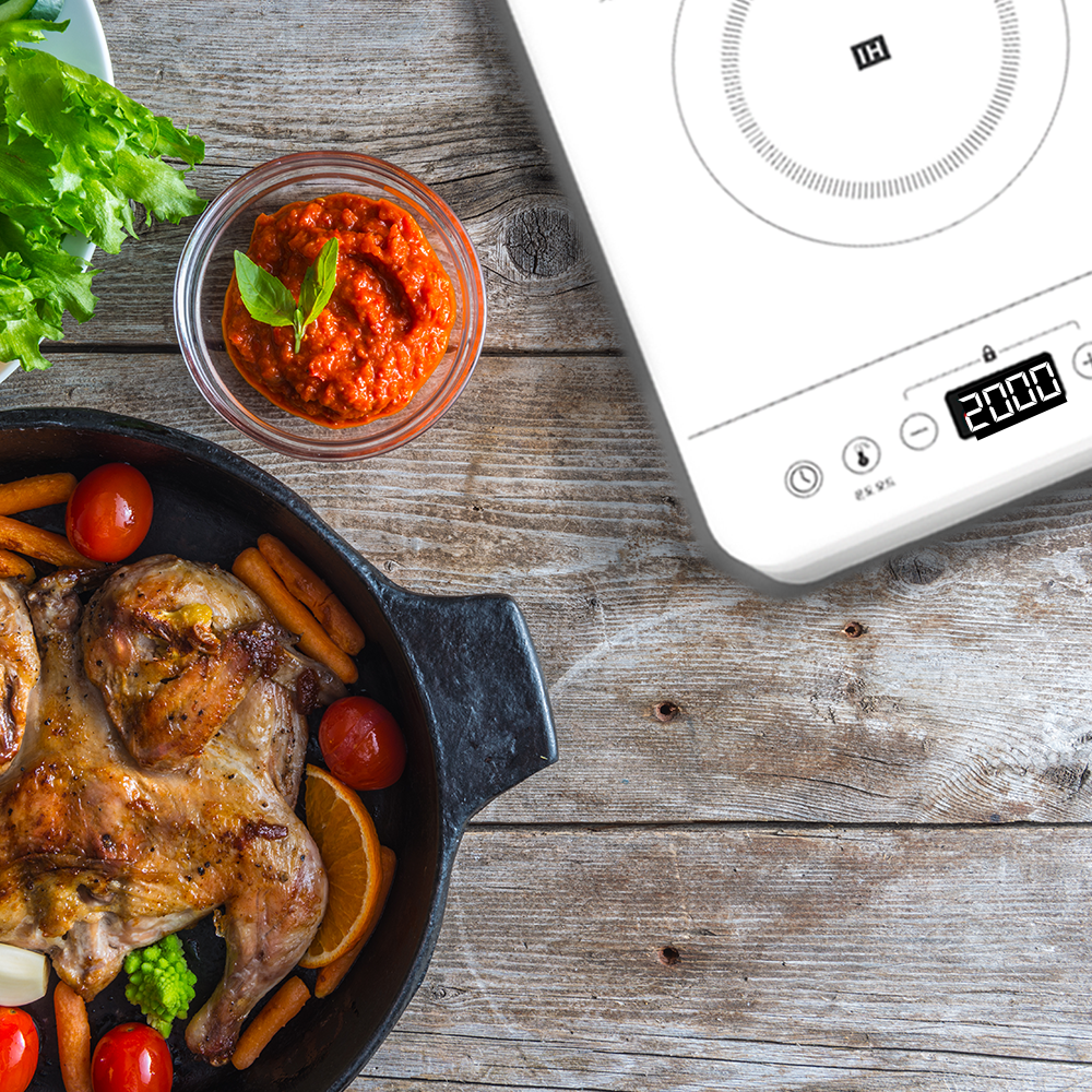 [화이트 최신상] 오쿠 프리미엄 2구 인덕션 OCC-IH2100W 화이트