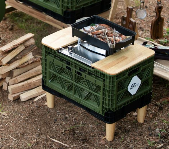 빅앤트 상판 양쪽 플레이트 48리터 IGT 폴딩박스 플랫 버너 원버너 호환 - 상세 이미지 2