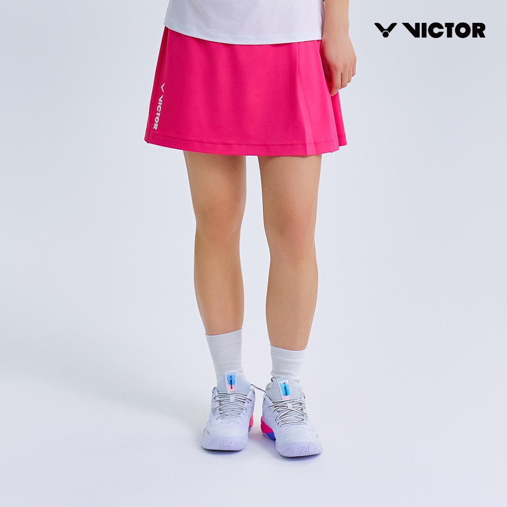 빅터 VICTOR AceMotion Skirt 여성용 스커트 25ASK002F 배드민턴 탁구 스쿼시 스포츠웨어 - 상품 이미지