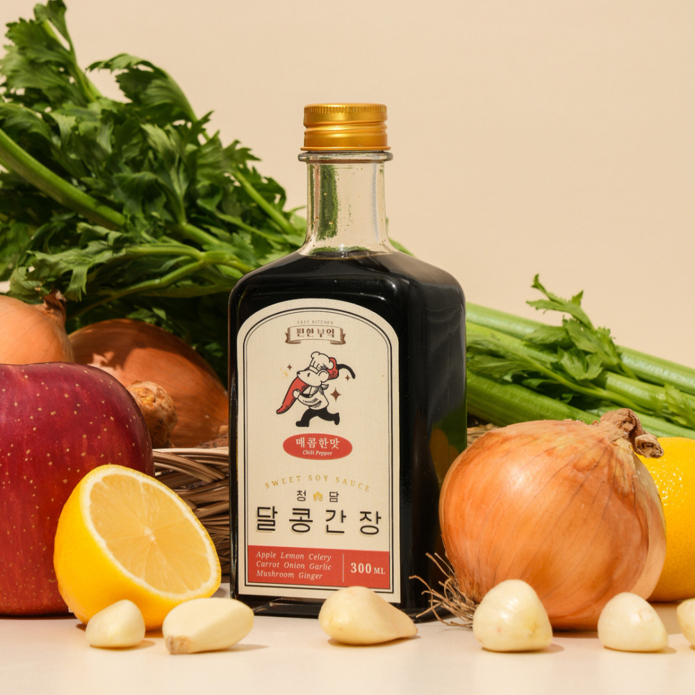 달콩간장 매콤한맛 수제 저염 맛간장 덮밥 - 상세 이미지 3