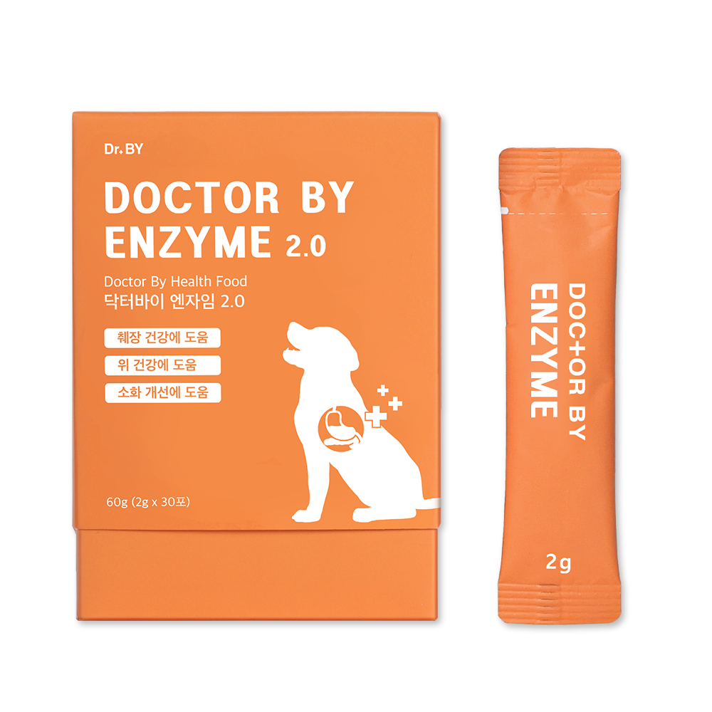 닥터바이 엔자임 강아지 소화 효소 소화불량 췌장영양제 30포, 1개
