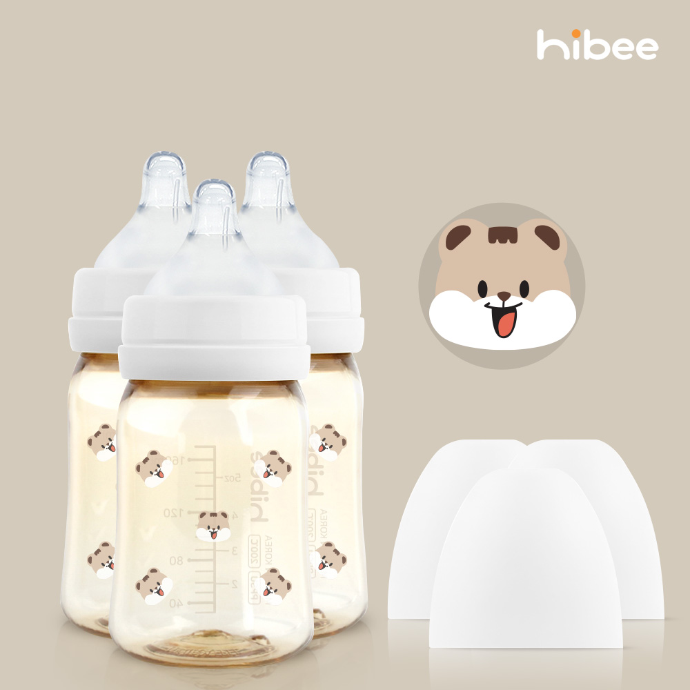 하이비 PPSU 에잇벤트 배앓이방지 젖병 170ml 트리플팩 다람이 - 상세 이미지 2