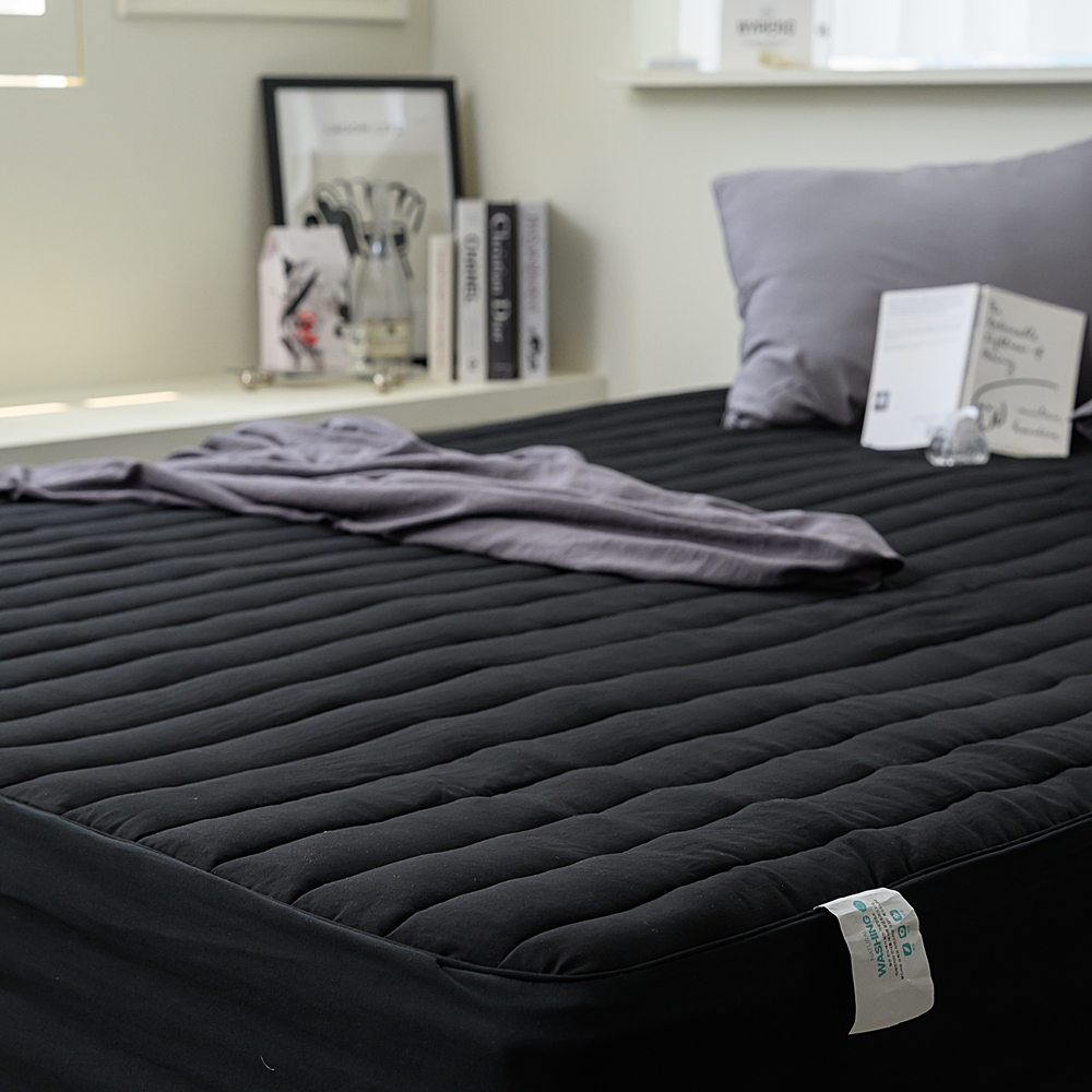 나라데코 소프트 워싱 일자 누빔 매트리스커버 S