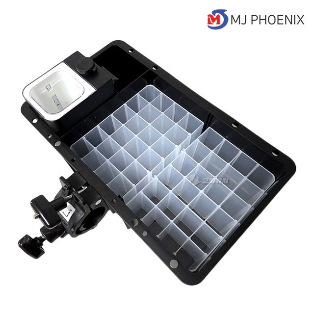 MJ피닉스 48구 선상 거치대 선반 낚시 태클박스 트레이 에기꽂이 바구니