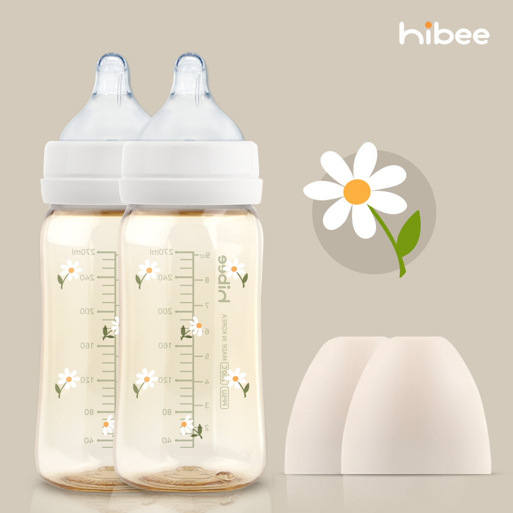 하이비 PPSU 에잇벤트 배앓이방지 젖병 270ml 트윈팩 데이지 - 상세 이미지 2