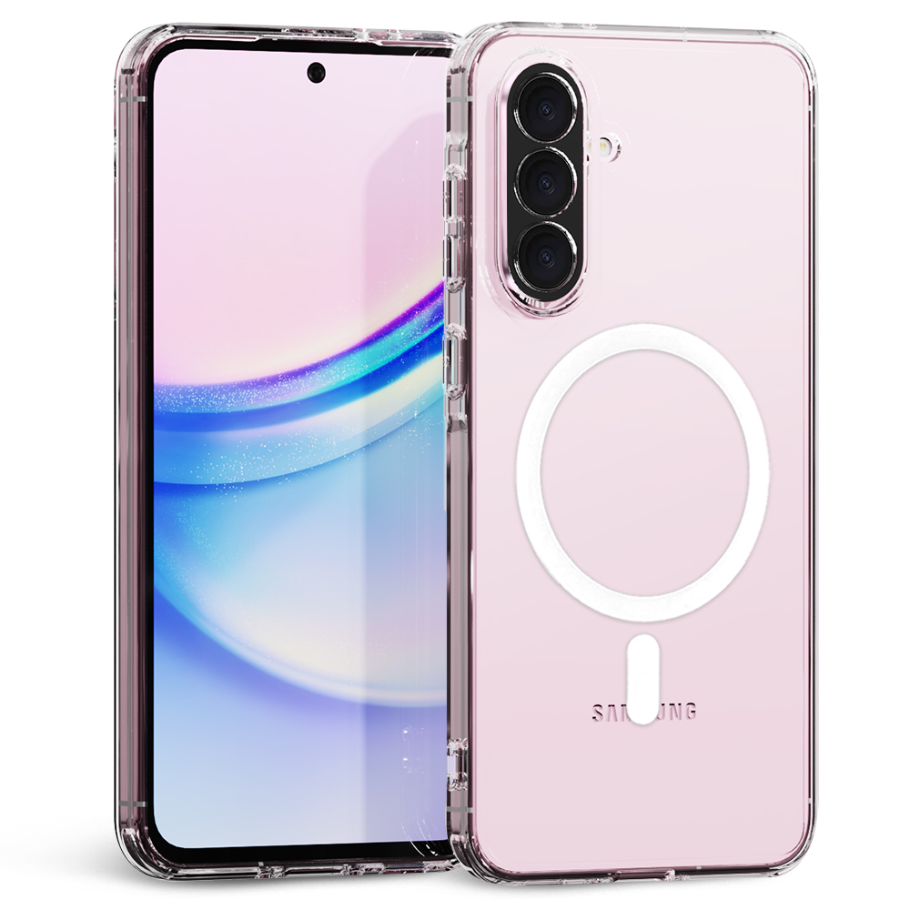 맥앤블랙 2배자력 맥세이프 케이스 핸드폰 범퍼 자석 투명, 갤럭시A56