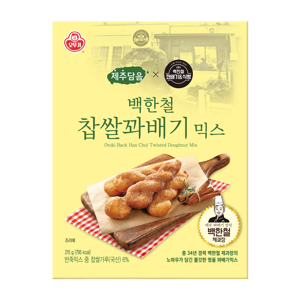 오뚜기 백한철 찹쌀꽈배기믹스 215g - 상품 이미지