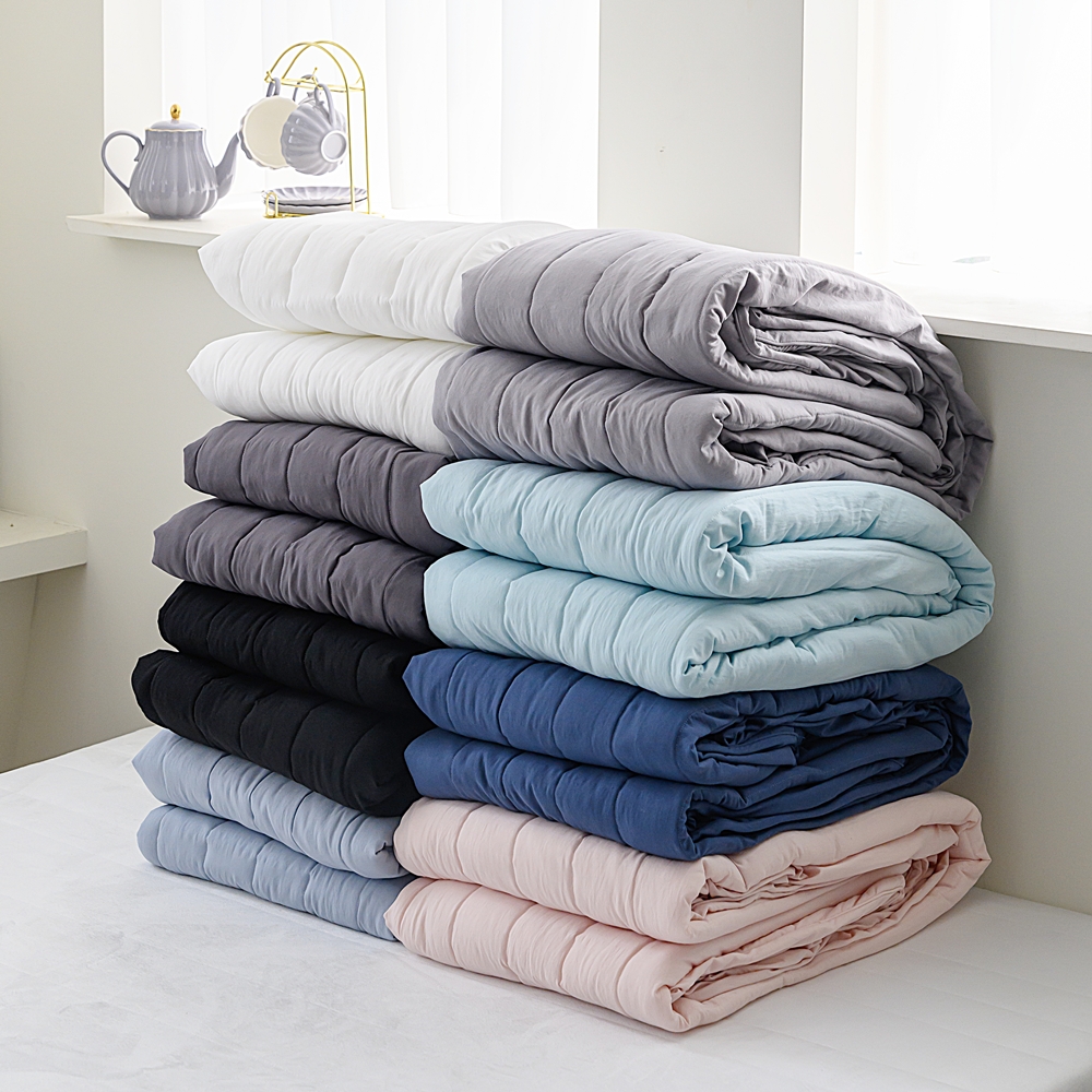 나라데코 소프트 워싱 일자 누빔 매트리스커버 S