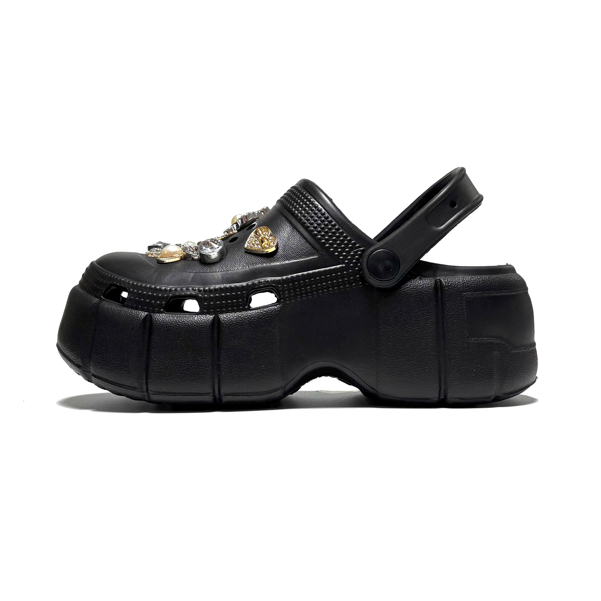 통굽 5cm 키높이크록스 파츠 슬리퍼