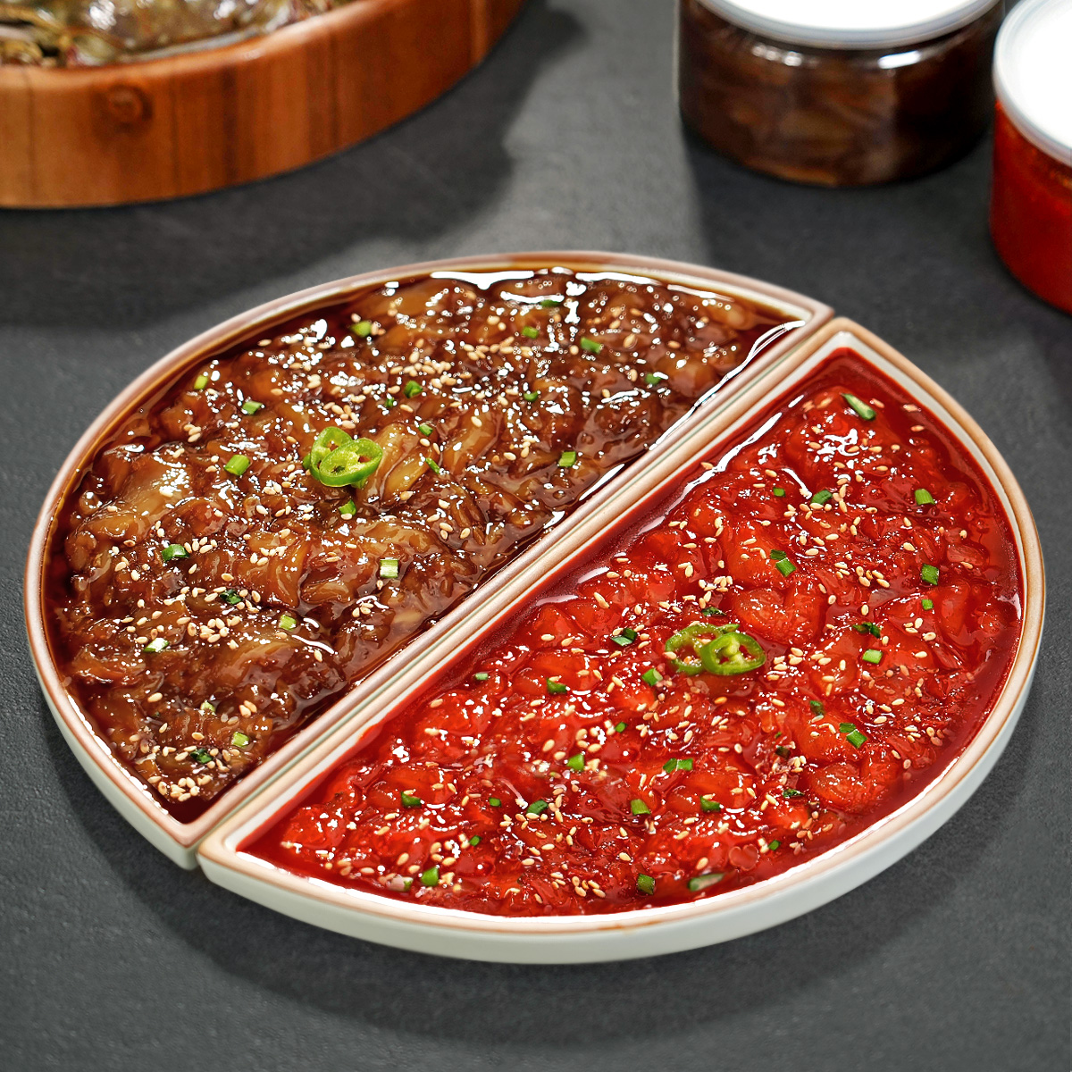 셰프애찬 순살 간장게장 양념게장 살로만 꽃게살 250g