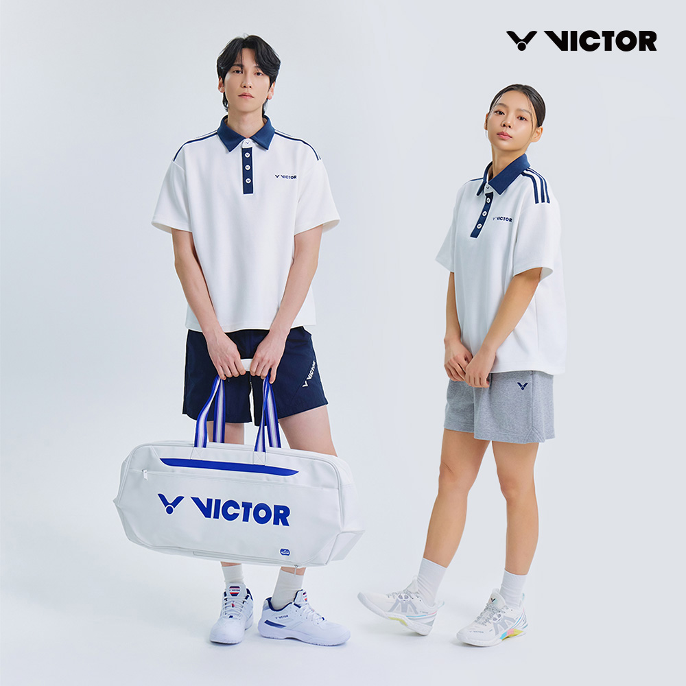 빅터 아울렛 V-White Striker 카라 반팔티 25ATS019U 배드민턴 의류 스포츠 - 상세 이미지 4