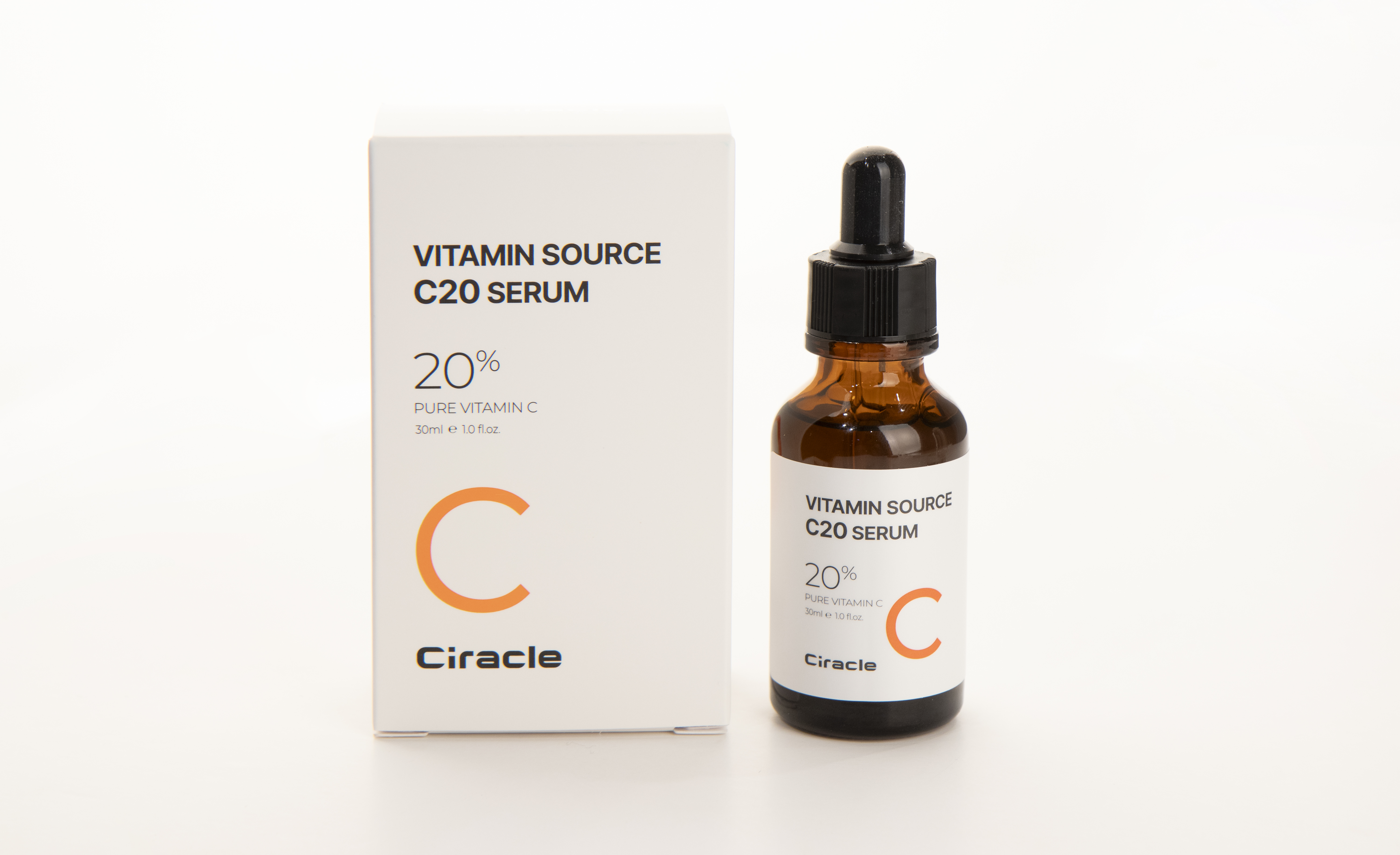 씨라클 순수비타민C 20% 잡티미백 앰플 30ml, 고함량 비타민C 흔적 탄력 세럼 - 상세 이미지 3