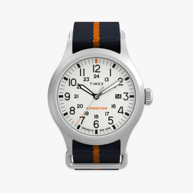 타이맥스 익스페디션 노스 시에라 인디글로 패브릭 야광시계 40mm