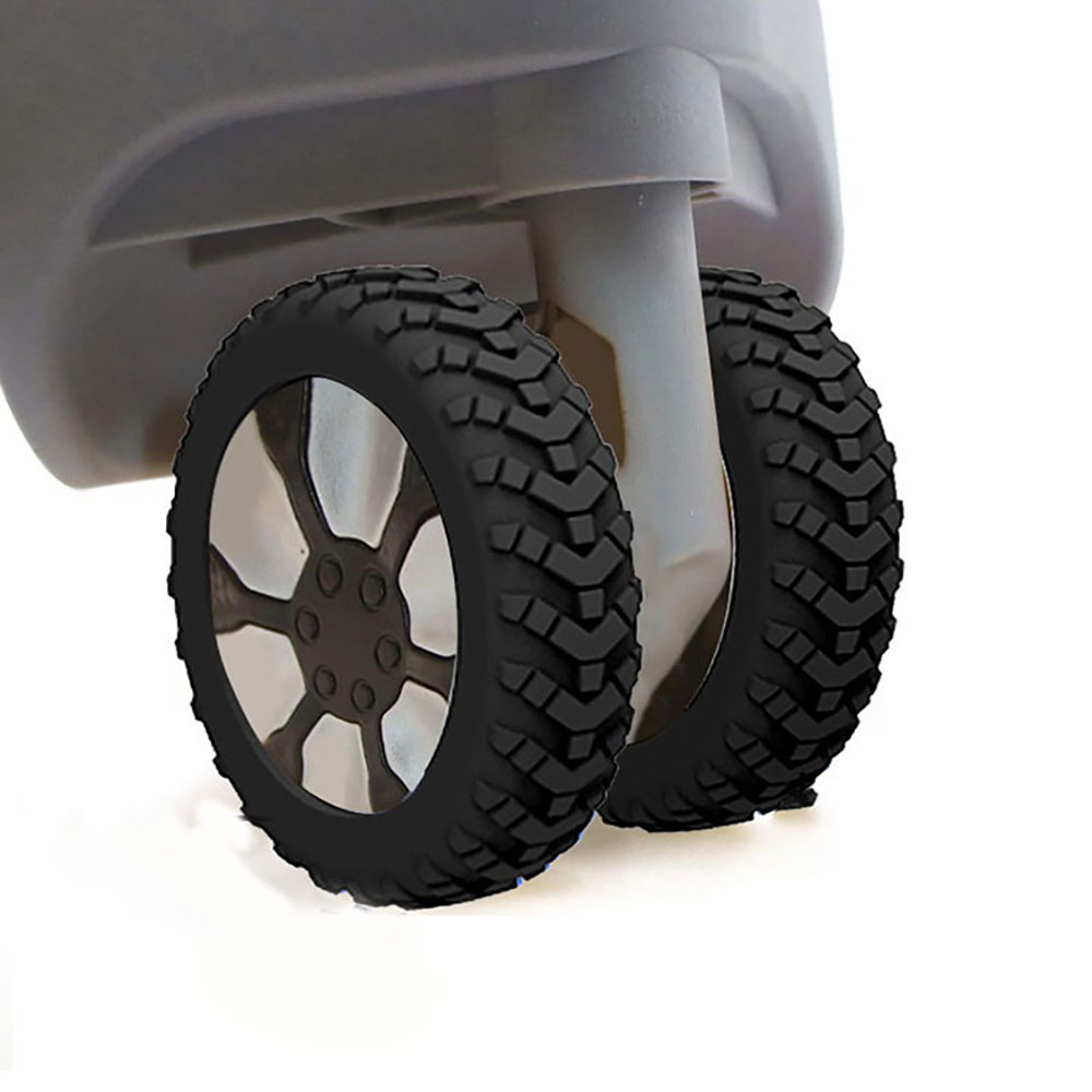 부코 여행용캐리어 바퀴커버 케이스 덮개 소음 충격방지 고급 실리콘 캐리어슈즈 - 상세 이미지 3