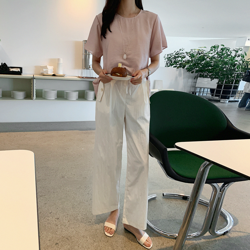 마키오 포켓 와이드 팬츠 - 상세 이미지 3