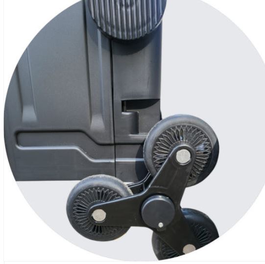 루디 카트 폴딩 웨건 쇼핑 8바퀴 계단 손수레 장바구니 접이식 캠핑박스 50L