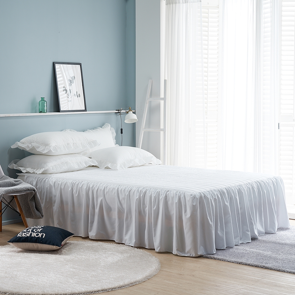 나라데코 소프트 워싱 레이스 누빔 침대커버 베드스커트 SS