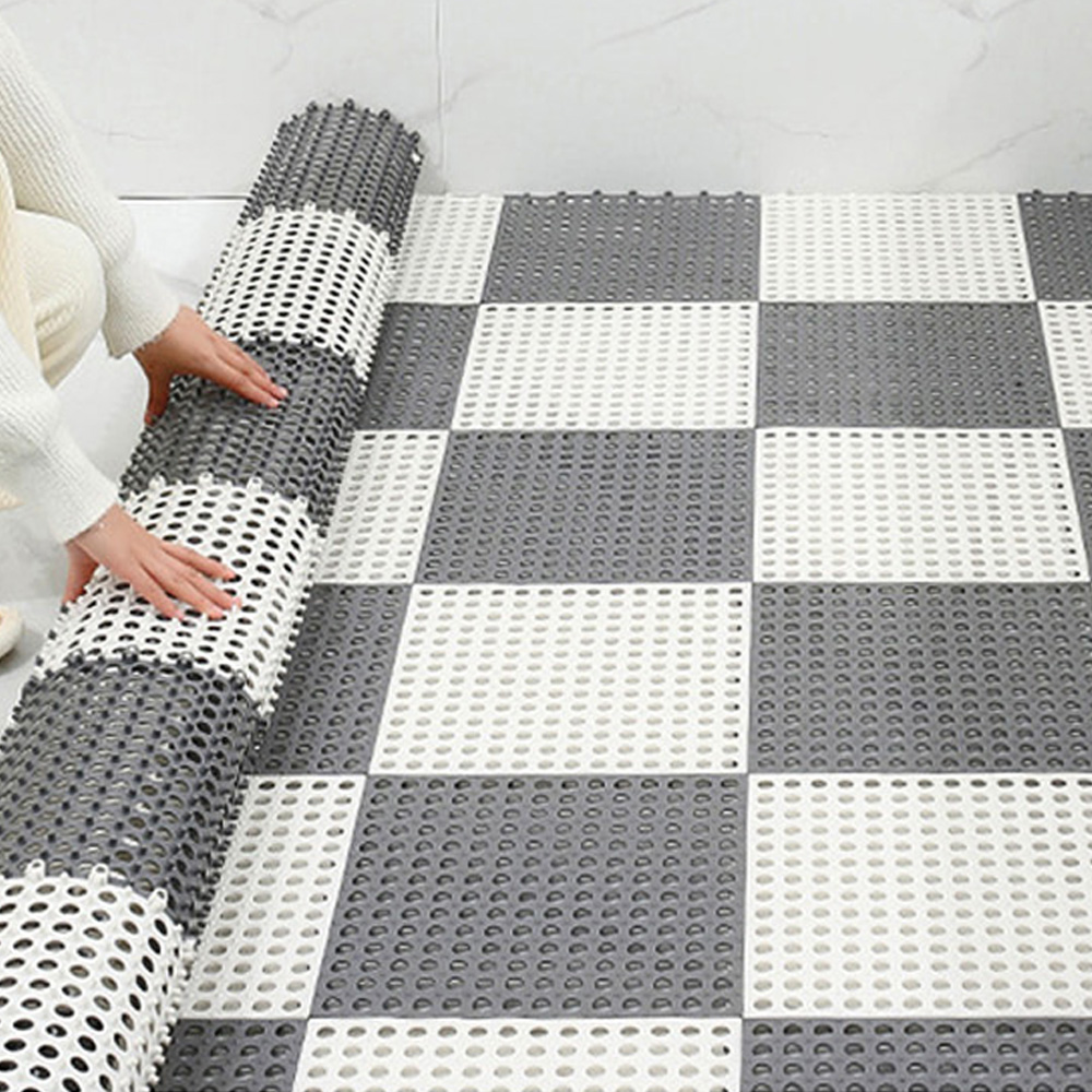UH 화장실 물빠짐 매트 목욕탕 욕실 깔판 다용도실 바닥 깔개 10P