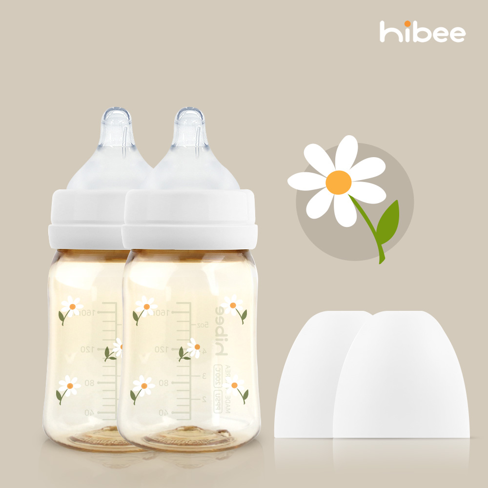 하이비 PPSU 에잇벤트 배앓이방지 젖병 170ml 트윈팩 봄에디션 데이지 - 상세 이미지 2