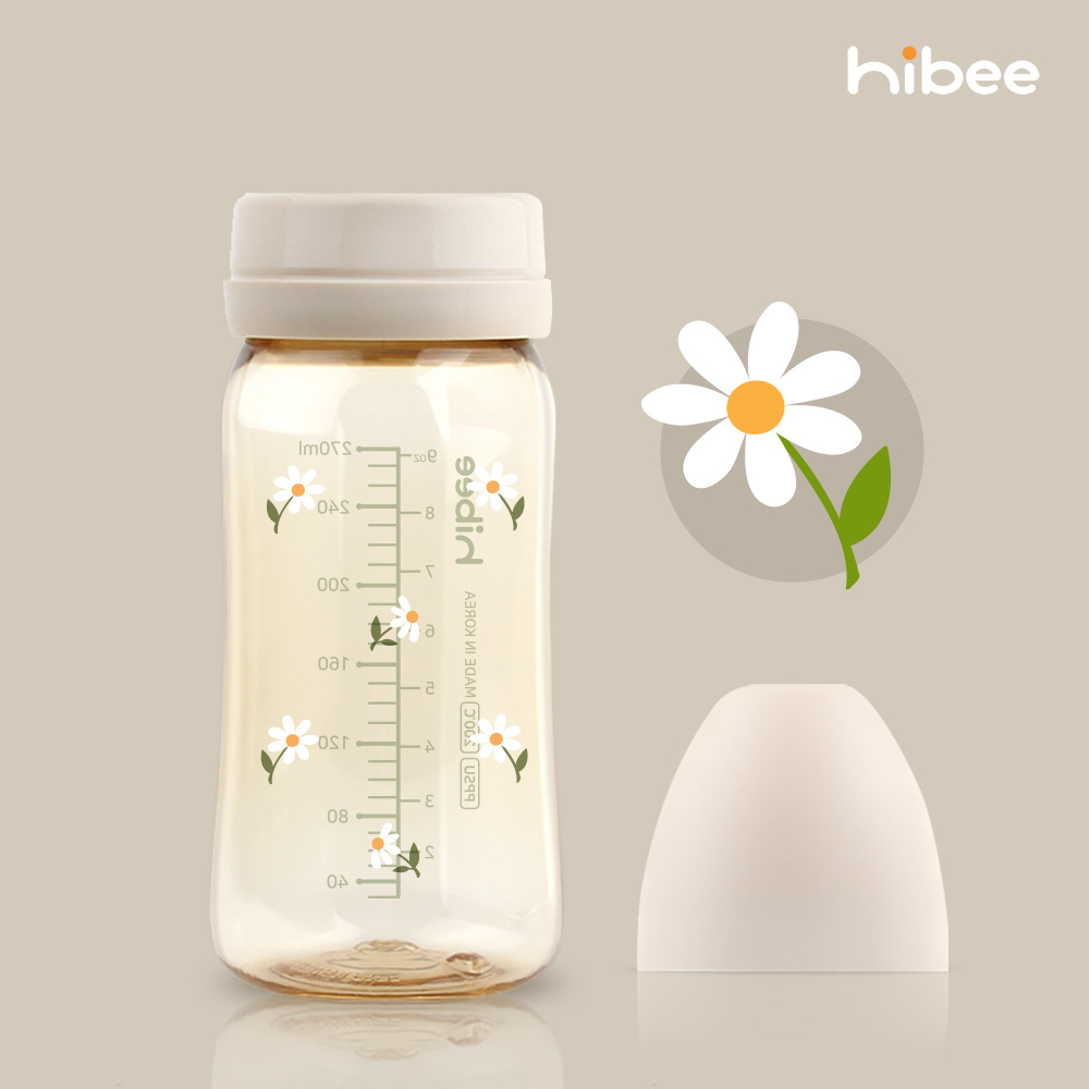 하이비 PPSU 에잇벤트 배앓이방지 젖병 270ml 노꼭지 봄에디션 데이지 - 상세 이미지 2