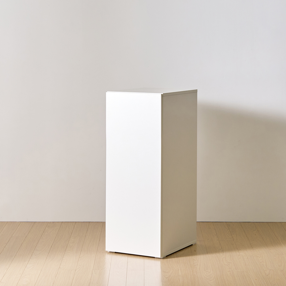 [와이드형] 조아 수납장 (높은/일반형 400) 화이트 모듈 다용도 거실 베란다