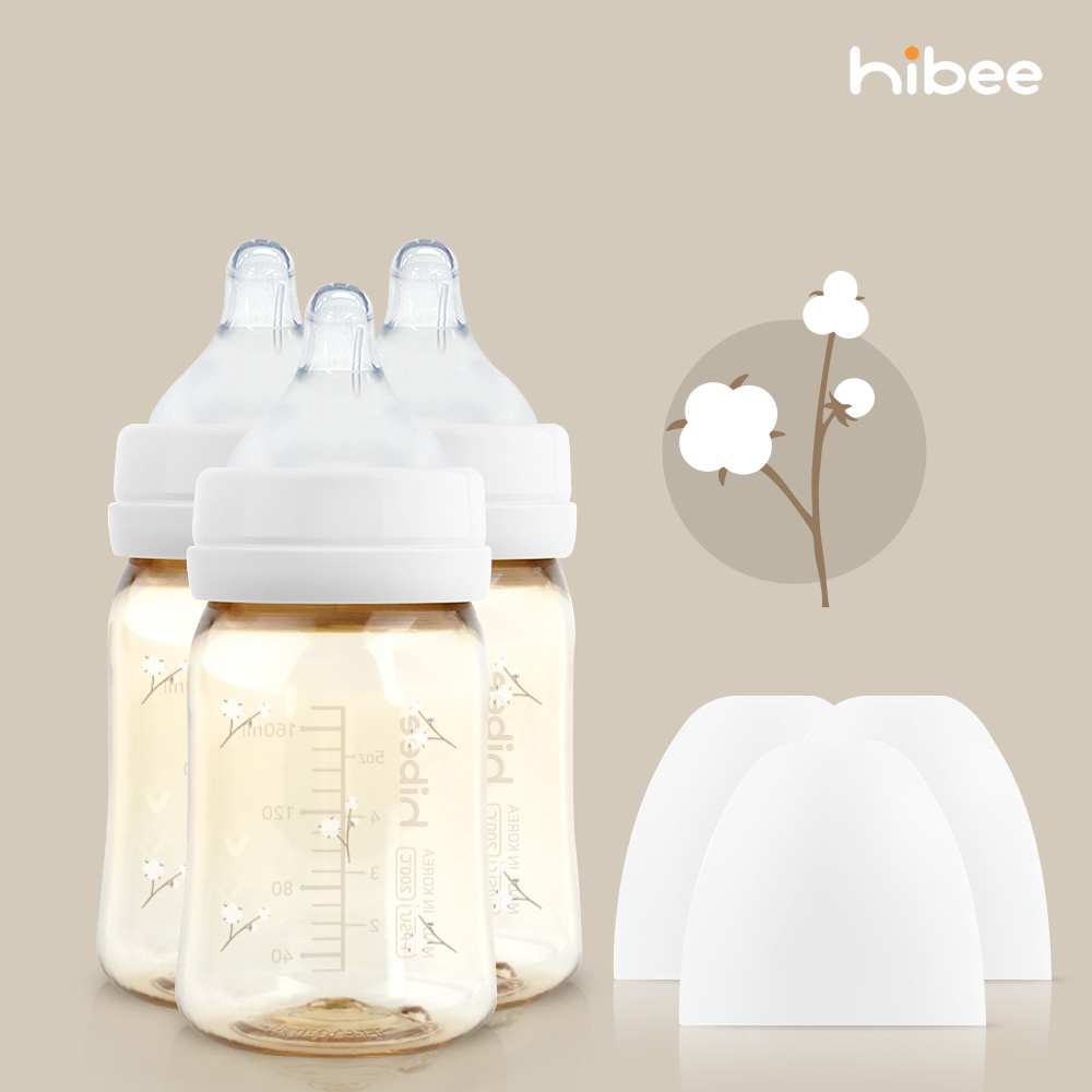 하이비 PPSU 에잇벤트 배앓이방지 젖병 170ml 트리플팩 목화 - 상세 이미지 2