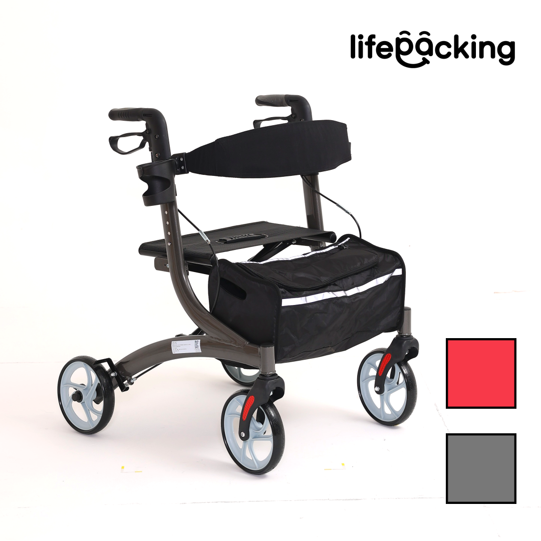 노인 보행보조기 어르신 보행기 실버카 할머니 유모차 롤레이터 이미지 3