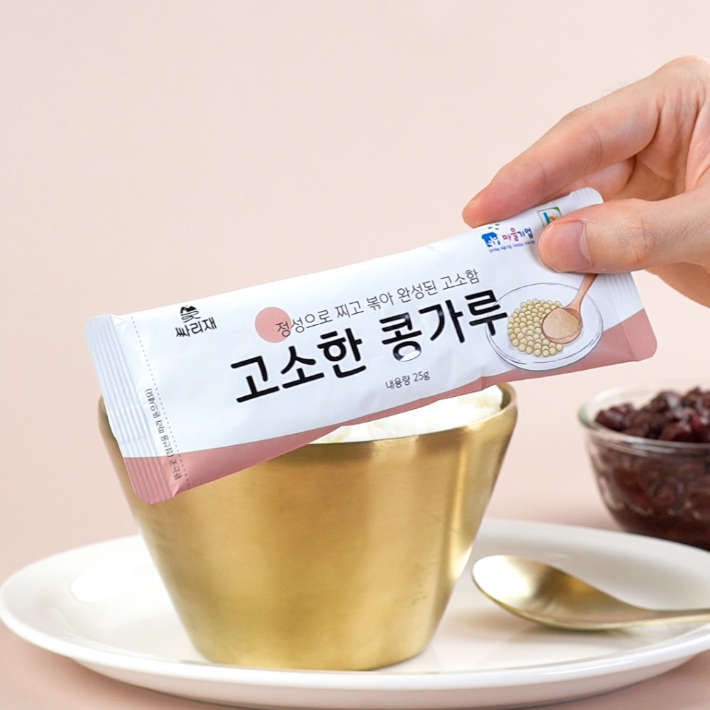싸리재 볶음 인절미가루 콩물가루 콩국수 팥빙수 국산 볶은 고소한 콩가루 2.5kg, 1개 - 상세 이미지 2
