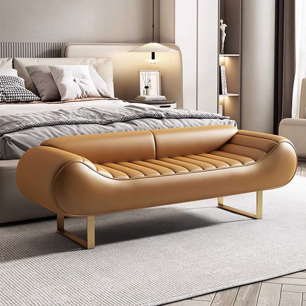 침대 스툴 유럽풍 보조 모던 테이블 쇼파 연장 의자 150cm 이미지 7