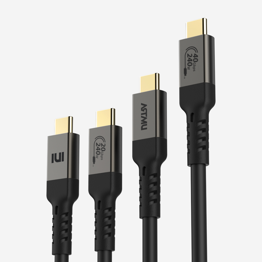 USB-IF 인증 USB4 240W 5A C타입 PD 케이블 2m