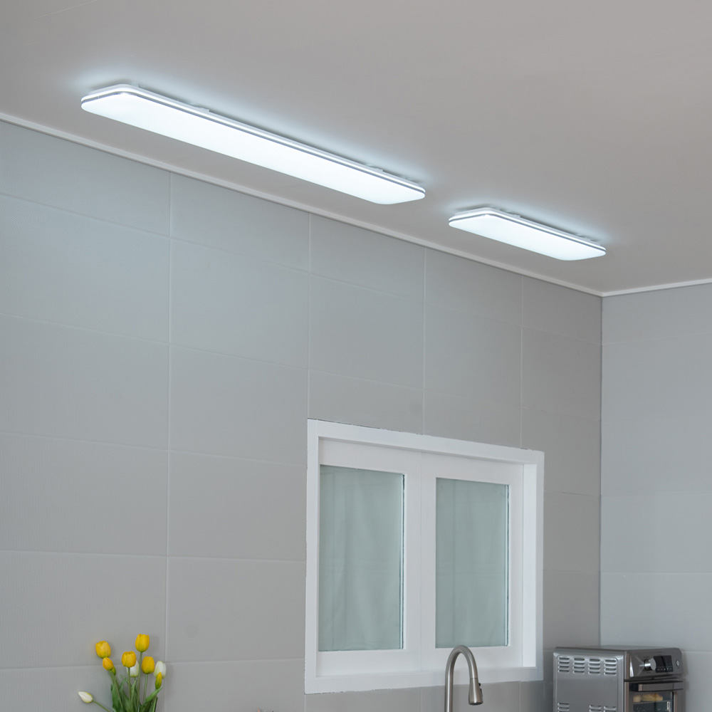 LED 루미케어 주방등 60W 화이트 주광색 삼성칩 플리커프리