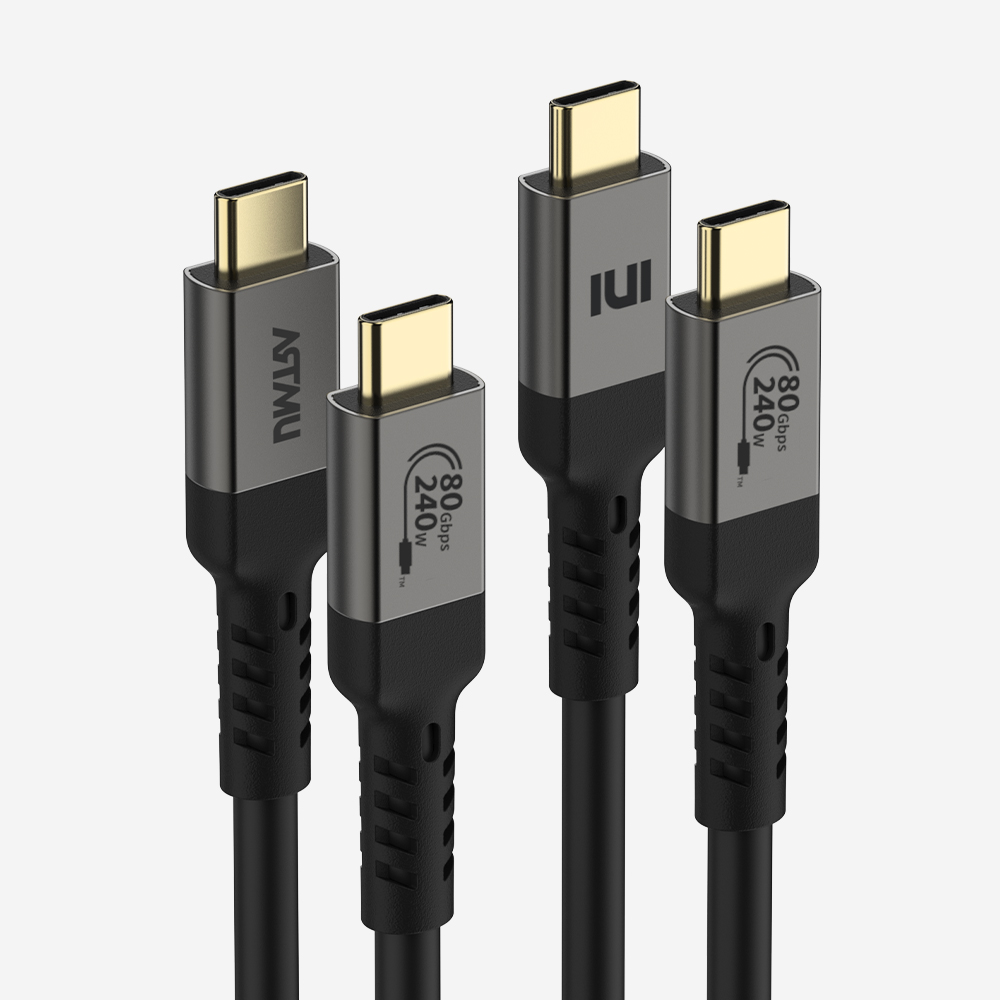 USB-IF 인증 USB4 240W 80Gbps 케이블 1m - 상세 이미지 2