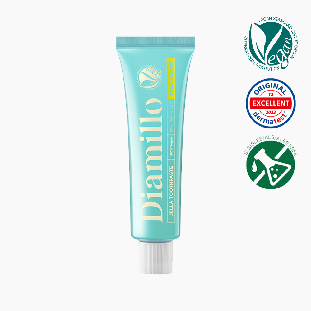 독일더마테스트 비건치약 디아밀로 마일드리페어 시린이치약 100g, 1개