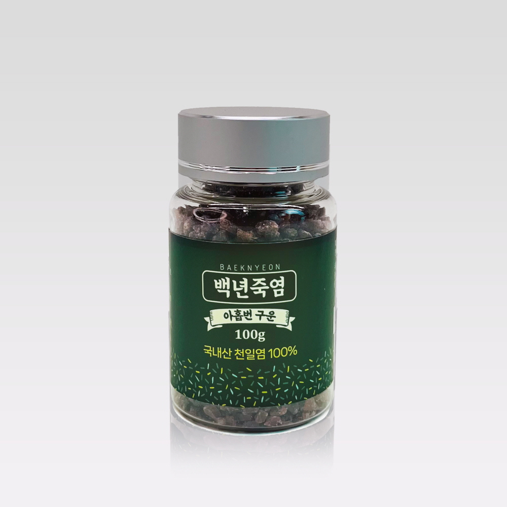 백년죽염 9회 자죽염 알갱이 100g, 1개 - 메인 이미지