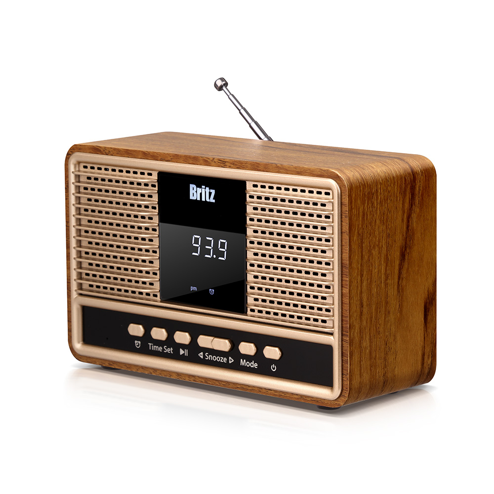 브리츠 FM 라디오 홈인테리어 레트로 블루투스 스피커 BZ-MK88 이미지 4