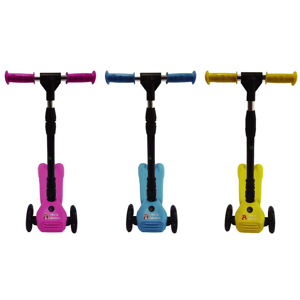 제트씽씽 접이식 3발 킥보드 어린이 유아용 음악재생 LED 불빛 워터 스프레이