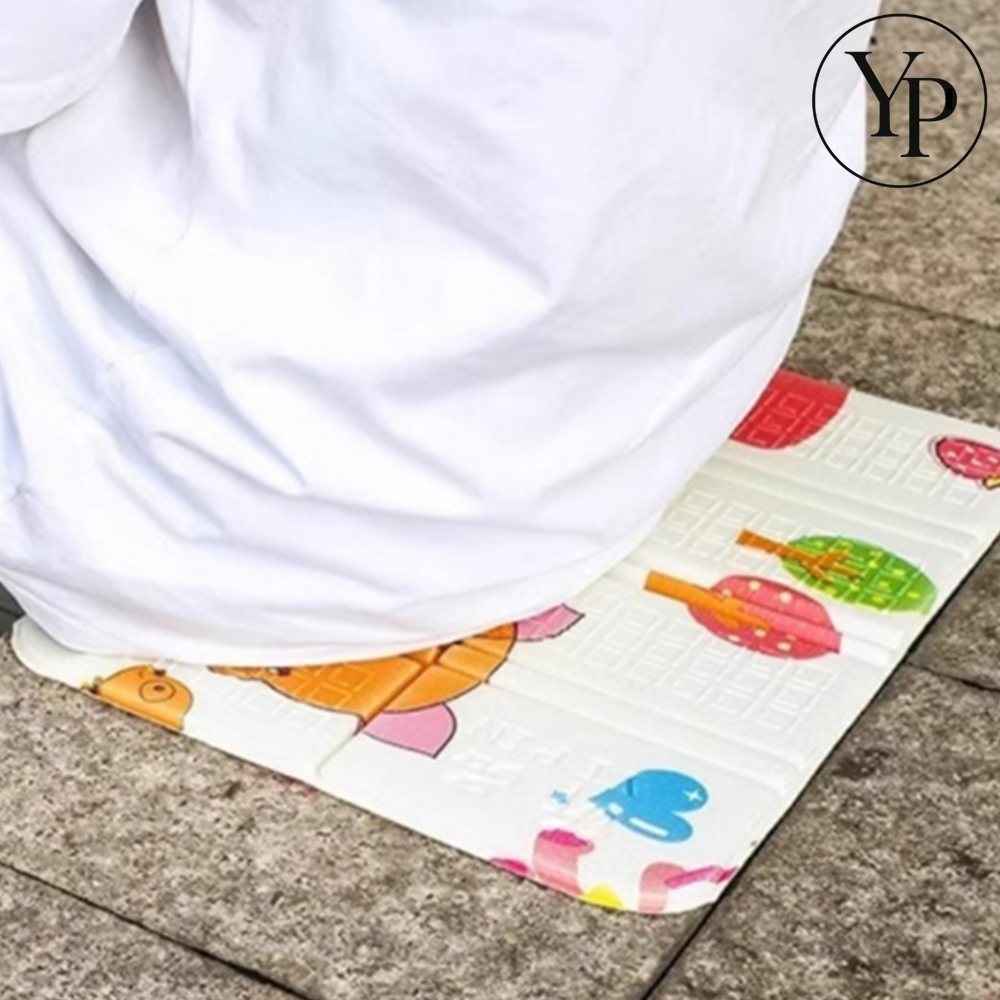 휴대용 접이식 방석 피크닉 야외활동 캠핑 백팩킹 캐릭터 미니 쿠션 매트 1인용