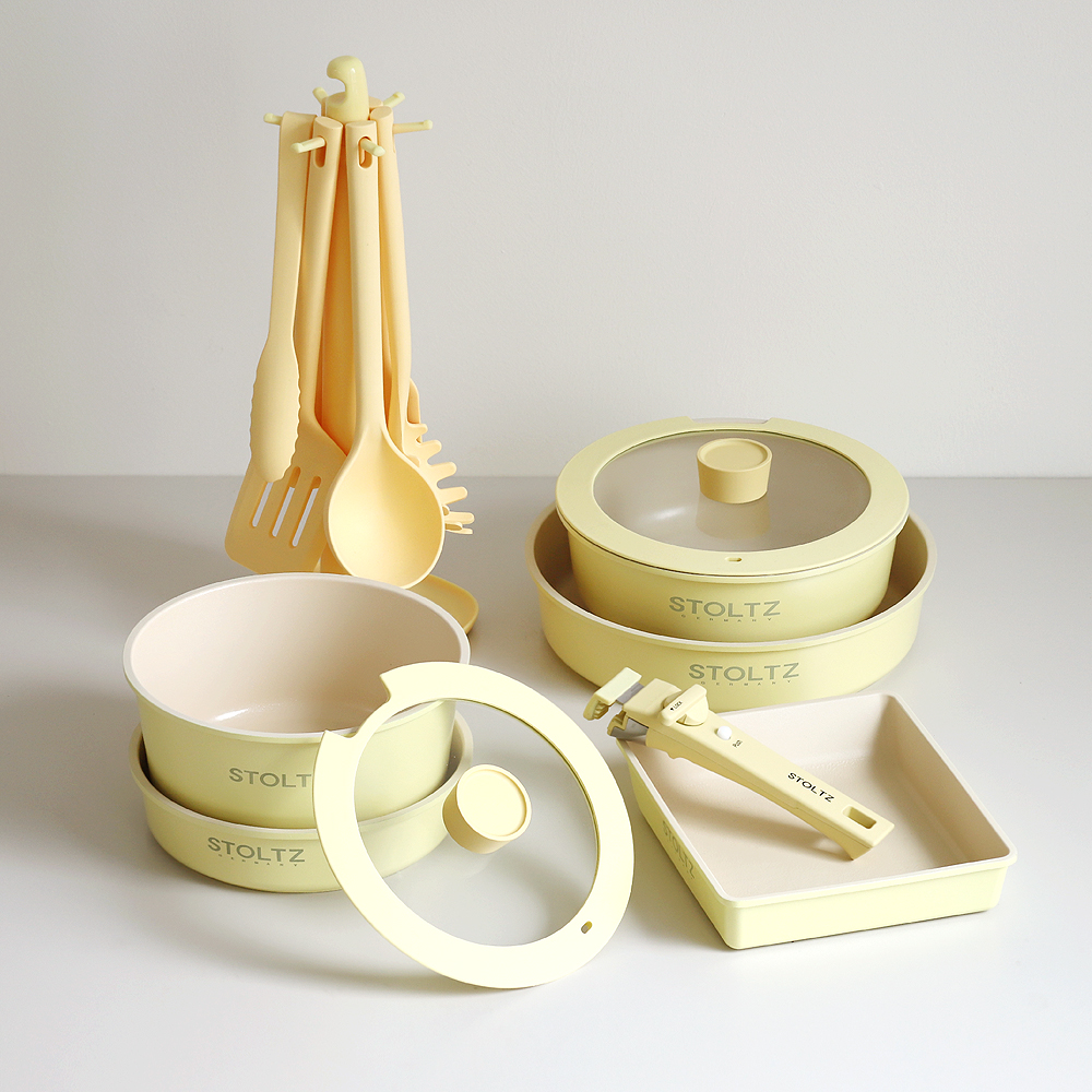 N 단독구성 슈톨츠 인덕션 쿡웨어 8P + 조리도구 세트